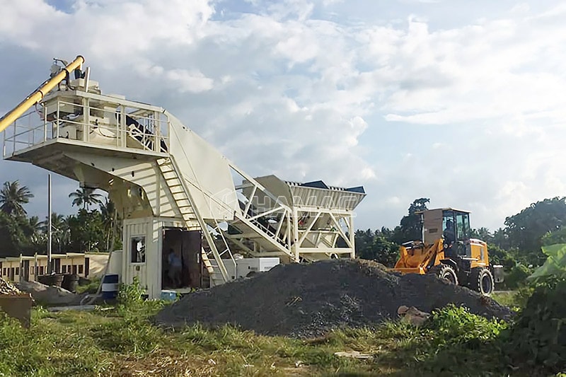 Congratulations! The installation and trial operation of HAMAC YHZS25 mobile concrete batching plant in the Philippines has been completed, the equipment acceptance has been successful, and we have been recognized by customers! Customers are very sati