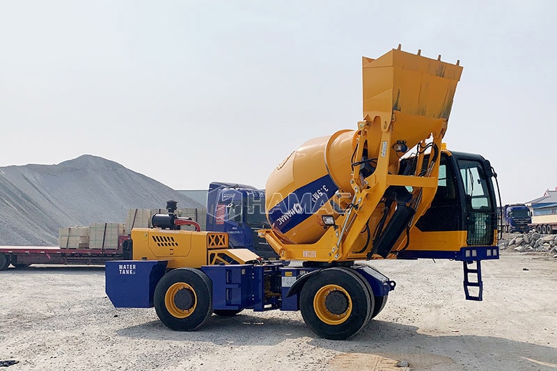 The customer ordered a diesel concrete pump DHBT40 in February 2020, and it was put into use immediately upon receiving, mainly for the underground mining site in Accra, Ghana. Detailed information of this DHBT40 trailer type concrete pump for sale: D