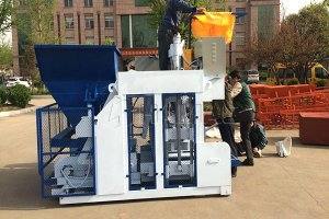 QT8-15 brick maker is a Automatic concrete block making equipment. By changing the moulds, it can produce diverse kinds of concrete wall blocks, such as: insulating block, hollow block, holes block, solid block; and paver blocks, such as: interlock bl